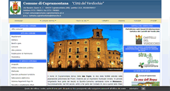 Desktop Screenshot of comune.cupramontana.an.it